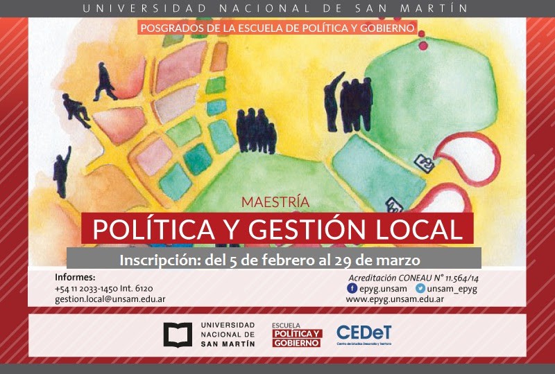 Maestría en Política y gestión local - Universidad Nacional de San Martín