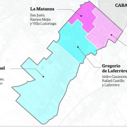 El proyecto para dividir La Matanza en cuatro municipios