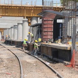 Avanza el viaducto en el tren San Martín: habrá 11 barreras menos y abrirán calles