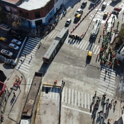 Reabrieron la avenida Juan B. Justo tras las obras del viaducto elevado del tren San Martín