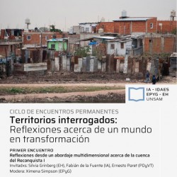 Ciclo: Territorios Interrogados sobre la cuenca Reconquista I - Primer encuentro  