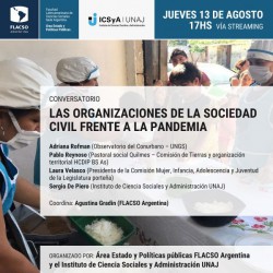 Conversatorio “Las Organizaciones de la sociedad civil frente a la pandemia”