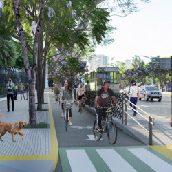 Con más ciclovías y espacios verdes, rediseñarán la avenida Del Libertador