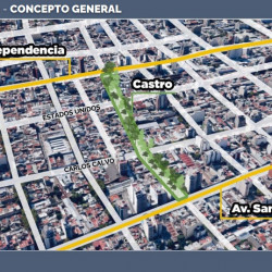 Boedo: pese al rechazo de los vecinos, Ciudad convoca a una reunión online por la obra Calle Verde Castro