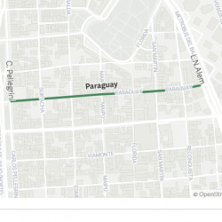 La calle Paraguay tendrá menos lugar para autos y más espacio verde y peatonal