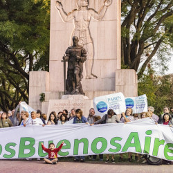 Protestas contra las políticas urbanísticas del gobierno porteño