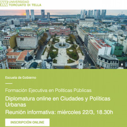Diplomatura en Ciudades y Políticas Urbanas | Inicio: 3 de abril