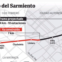 Ajuste en la obra pública: frenan obras en el soterramiento del ferrocarril Sarmiento