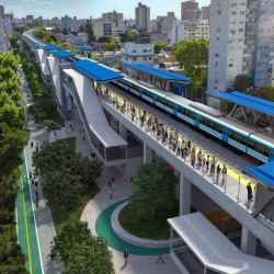 Confirmado en el presupuesto porteño: empezarán a construir el viaducto del tren Sarmiento en 2024