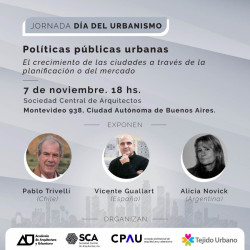 Jornada Día del Urbanismo, Políticas públicas urbanas