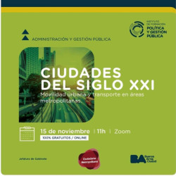 Conversatorio sobre Movilidad Urbana y Transporte en Áreas Metropolitanas 