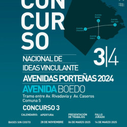 Concurso Nacional de Ideas Vinculante 3/4 Avenidas Porteñas 2024 – Avenida Boedo