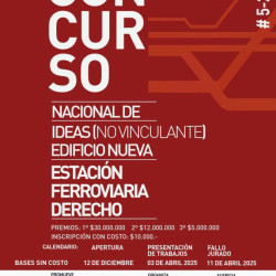 Concurso nacional de ideas no vinculante, edificio Nueva Estación Ferroviaria Derecho