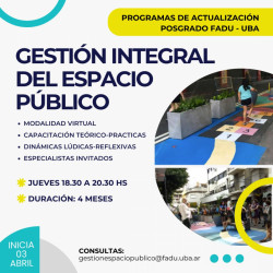 Gestión integral del espacio público