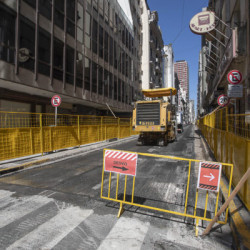 Iniciaron las obras para las Calles Verdes Tucumán y 25 de Mayo