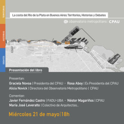 Presentación de libro: La costa del Río de la Plata en Buenos Aires