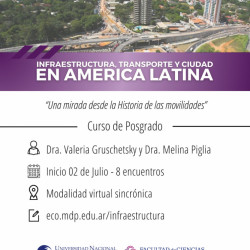 Infraestructura, transporte y ciudad en América Latina. Una mirada desde la Historia de las movilidades