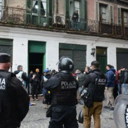 Desalojo de la histórica Casa Blaquier ocupado hace años en pleno Casco Histórico