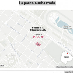 El gobierno vendió otro terreno millonario y se esperan más subastas en Retiro y Palermo: qué se puede construir y cuál es el valor