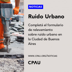 Ruido urbano en CABA 