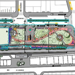 La Ciudad presentó planos y licitación del Parque Ferroviario Urquiza