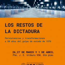 Jornadas - Los restos de la dictadura
