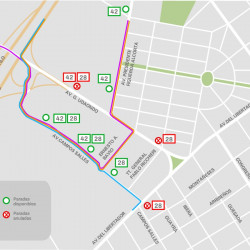 Ordenamiento vial por obras relacionadas al Puente Labruna