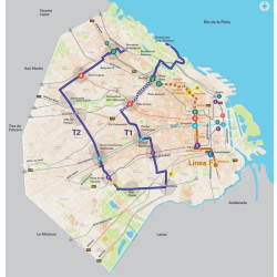 De Nueva Pompeya al Aeroparque: 55 paradores en obra y una fecha clave para la inauguración de la T1 del TramBus